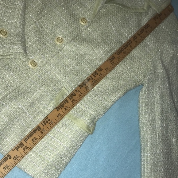 JACLYN SMITH blazer jacket tweed fully lined pearl buttons 2 pockets NEW size 8 - Picture 12 of 12